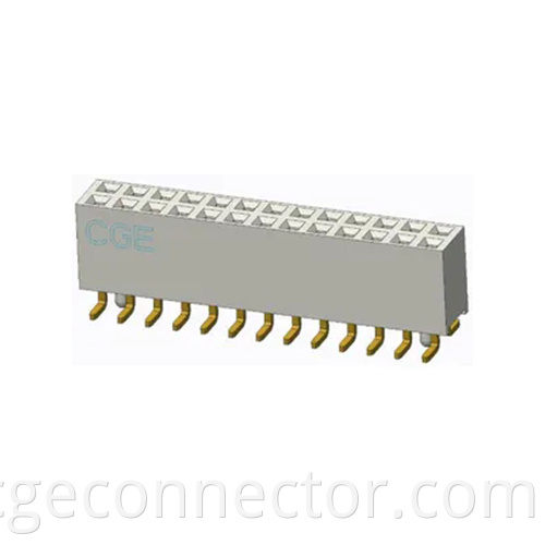 SMT Vertical type Stand-up double-row Connector